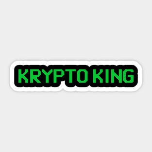 Krypto King Sticker